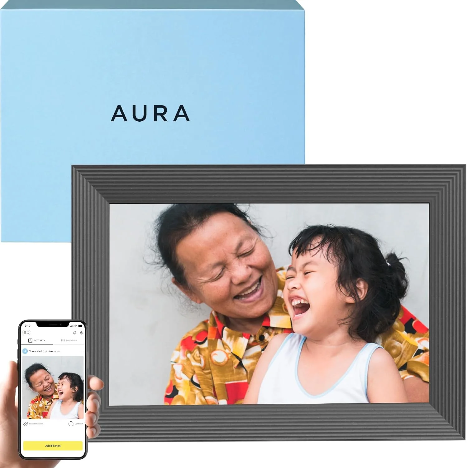 Aura Carver 10.1 WiFi Digital Picture Frame