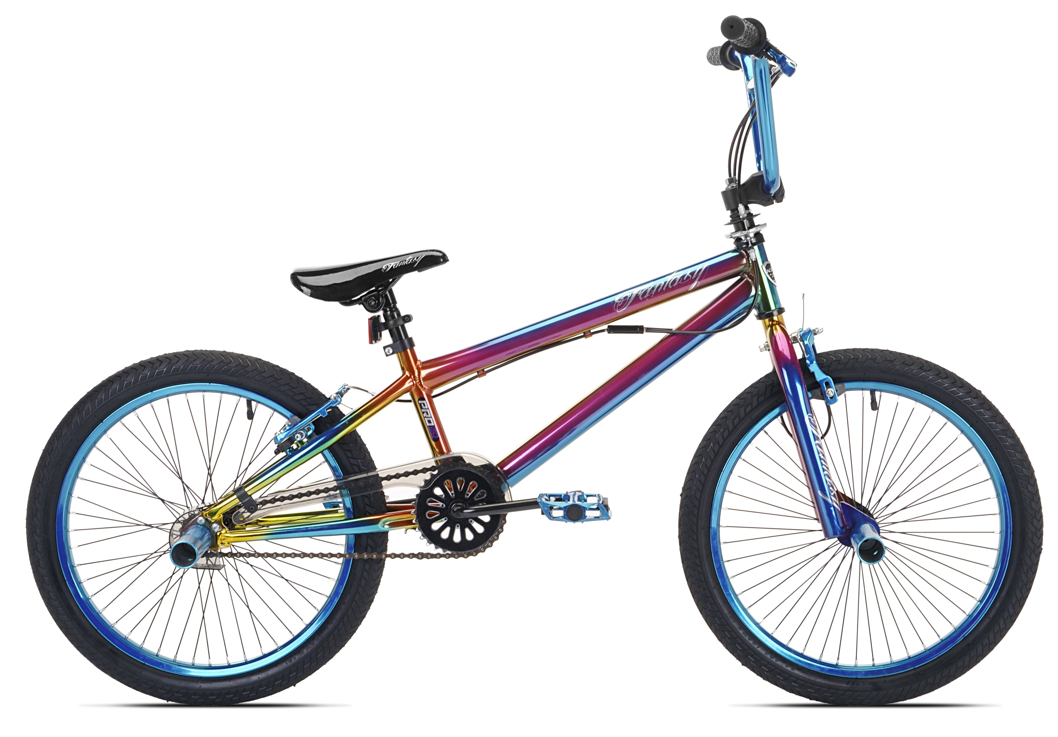 Bicycles 20-inch Girl's Fantasy BMX Bicycle. Multicolor Iridescent