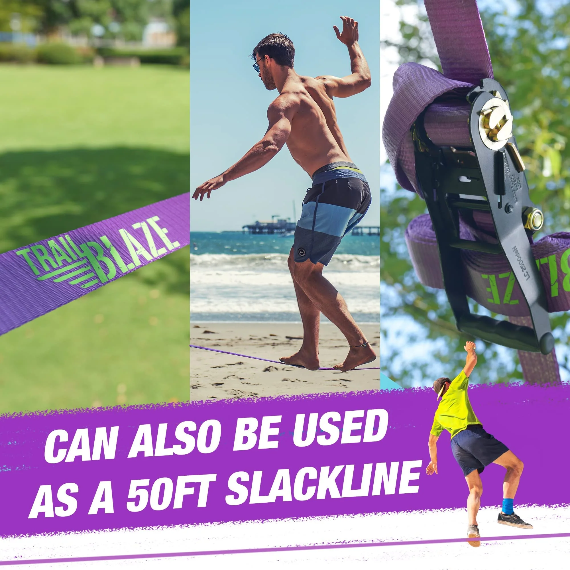 Trailblaze Ninja Warrior Obstacle Course for Kids Outside