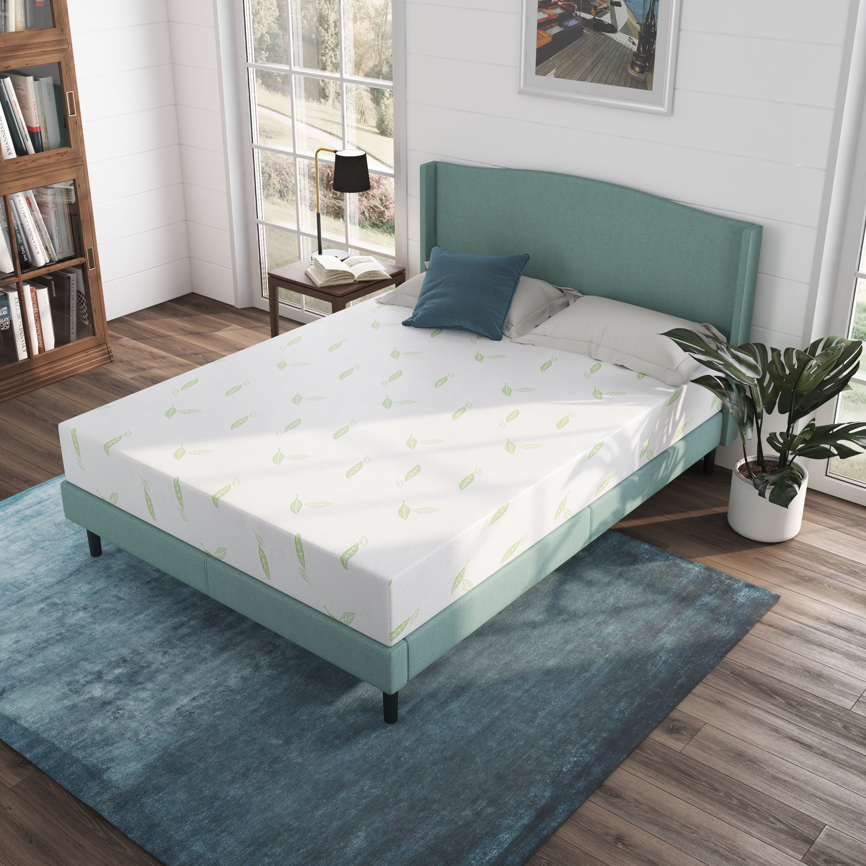 Anula 8 Green Tea Memory Foam Mattress. Queen