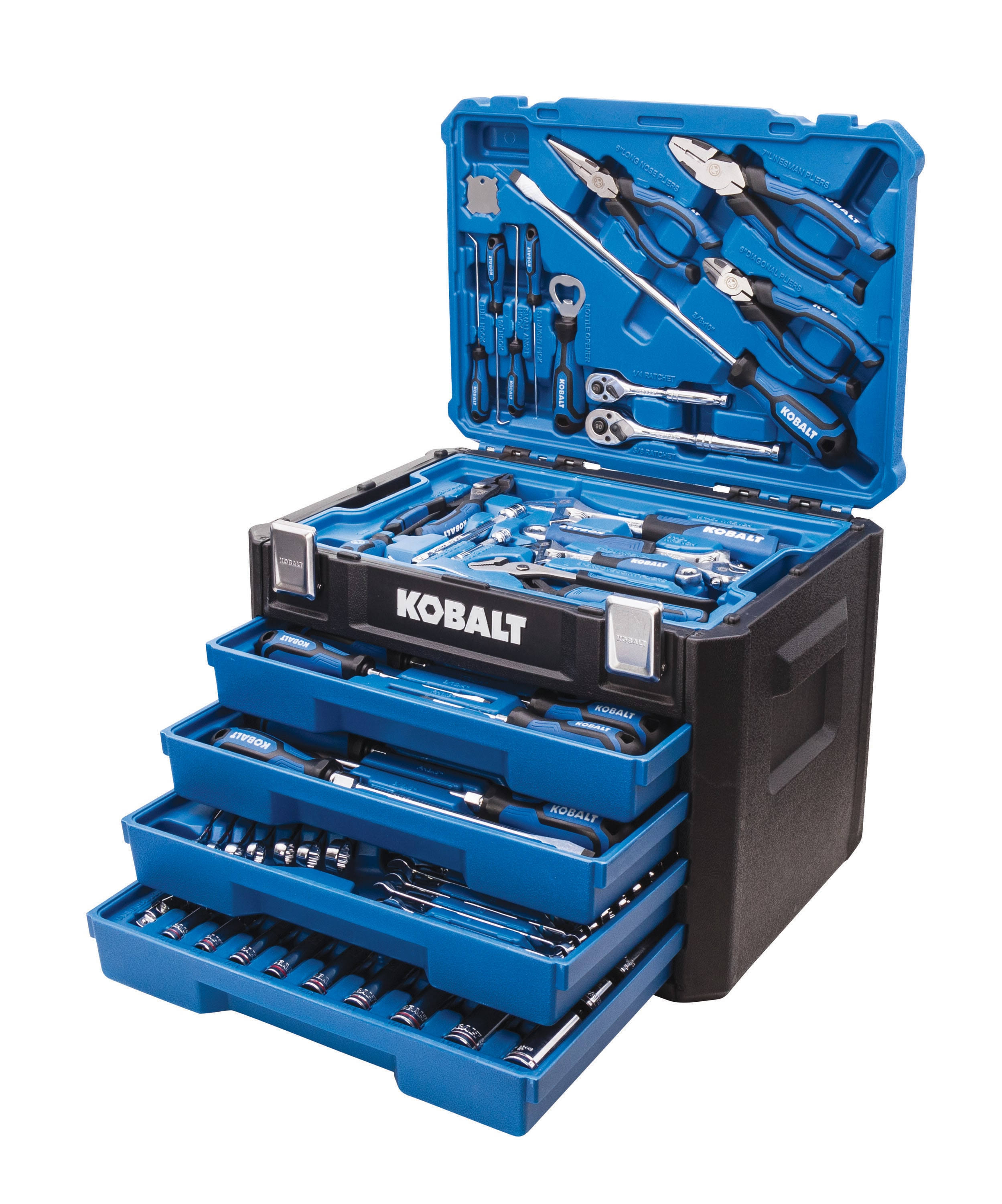 Kobalt 89998 100-Piece Household Tool Set with Hard Case