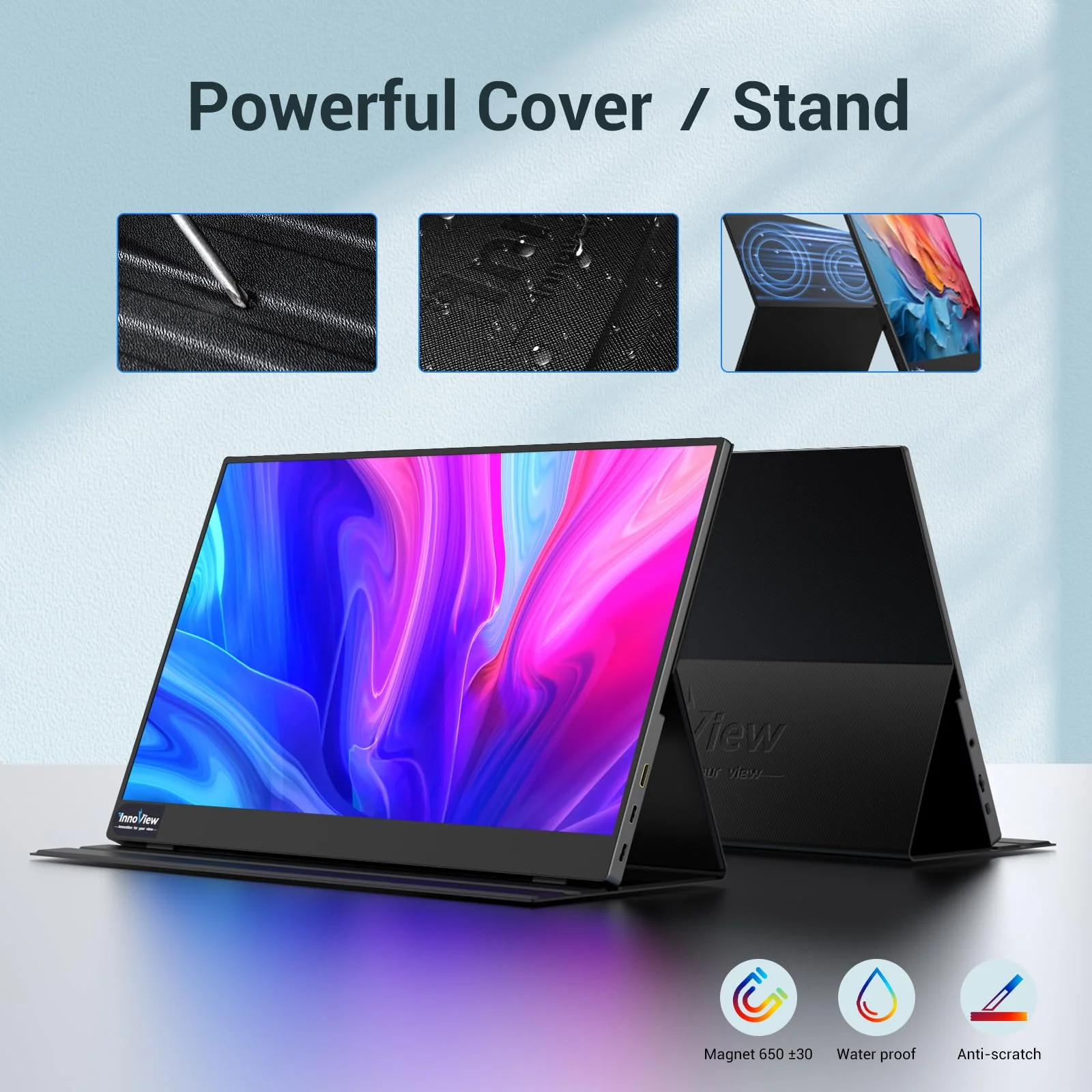 InnoView 15.6 Inch Portable Monitor. FHD 1080P HDMI USB C