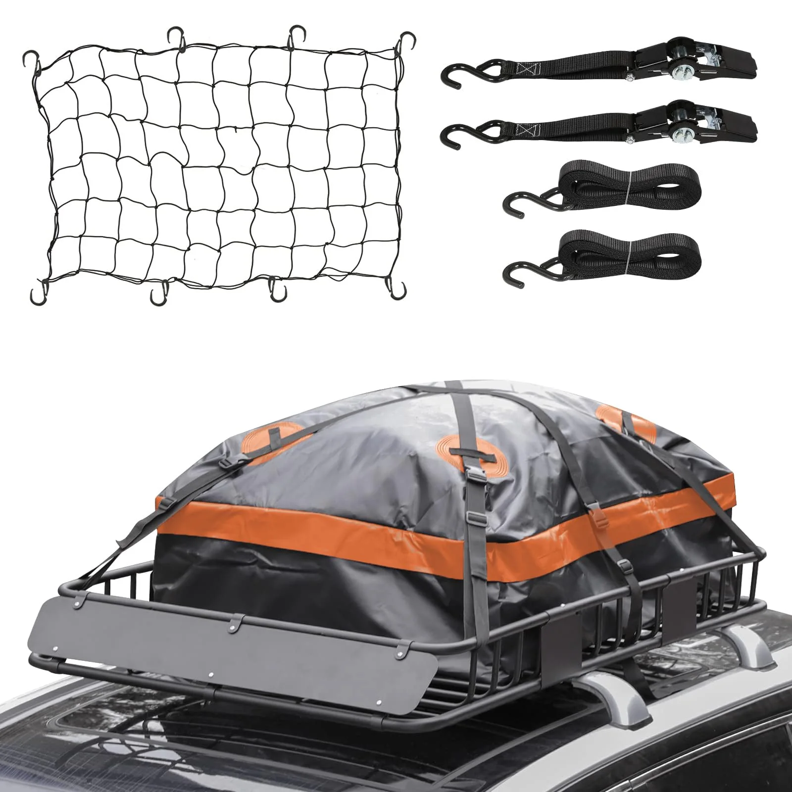 WEIZE 54 x 34 Heavy Duty Roof Rack. Rooftop Cargo Carrier Basket