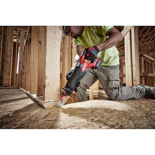 M18 FUEL GEN-2 18V Lithium-Ion Brushless Cordless SAWZALL Reciprocating Saw w/(2) 6.0 Ah Batteries