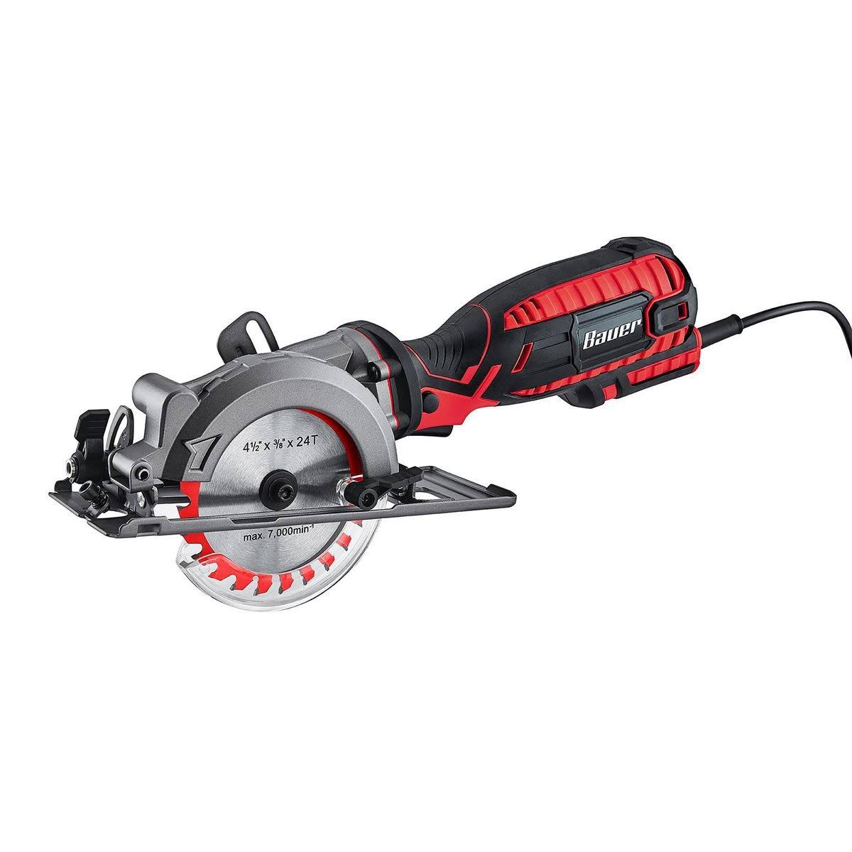 Bauer 4-1/2 in. 5.8 Amp Compact Circular Saw