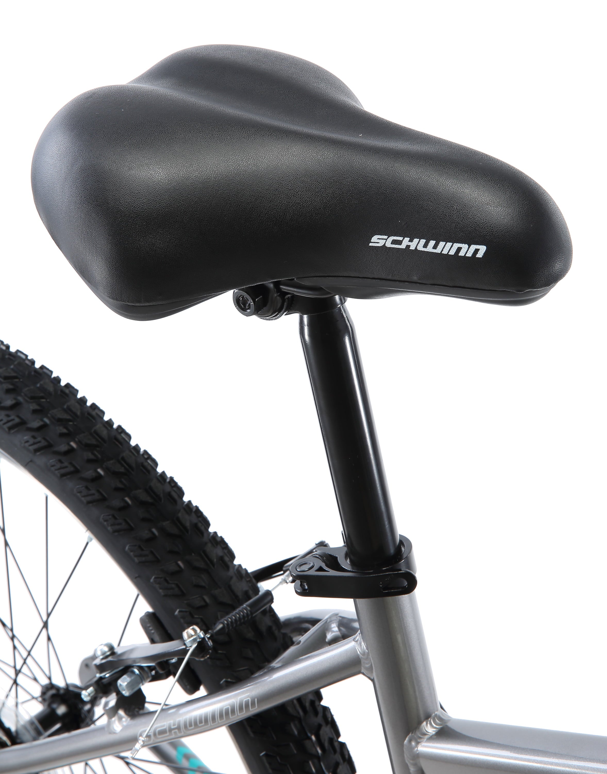 Sidewinder Mountain Bike. 26-inch wheels. womens frame. silver/blue