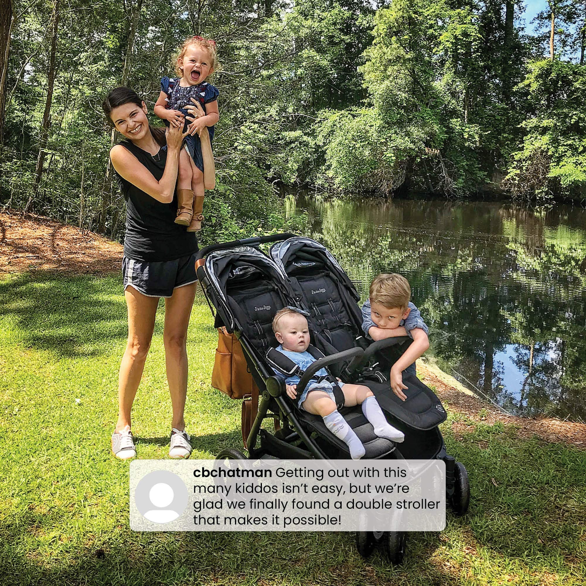 Jeep Destination Ultralight Side x Side Double Stroller