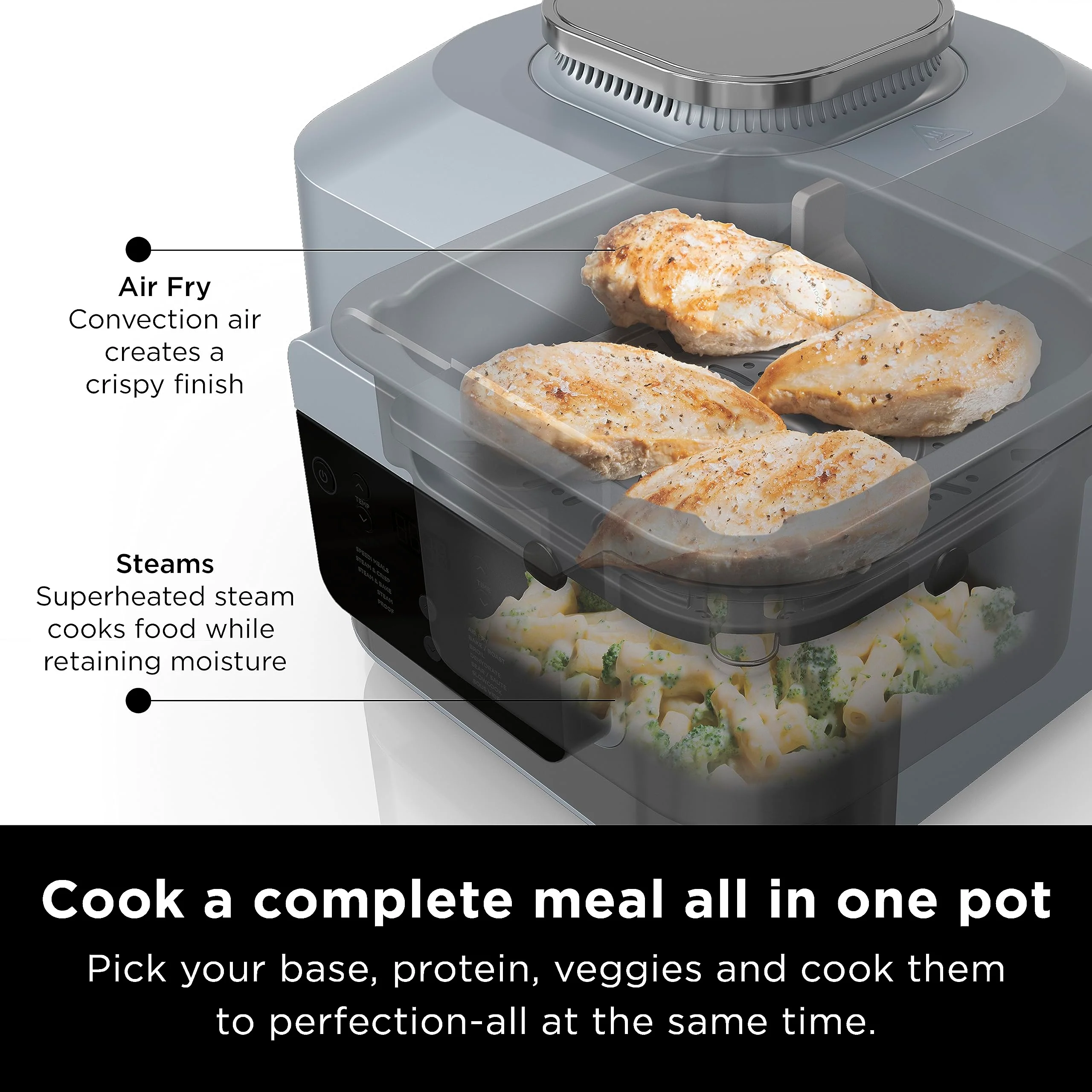 Ninja Speedi Rapid Cooker & Air Fryer. 6-Quart Capacity