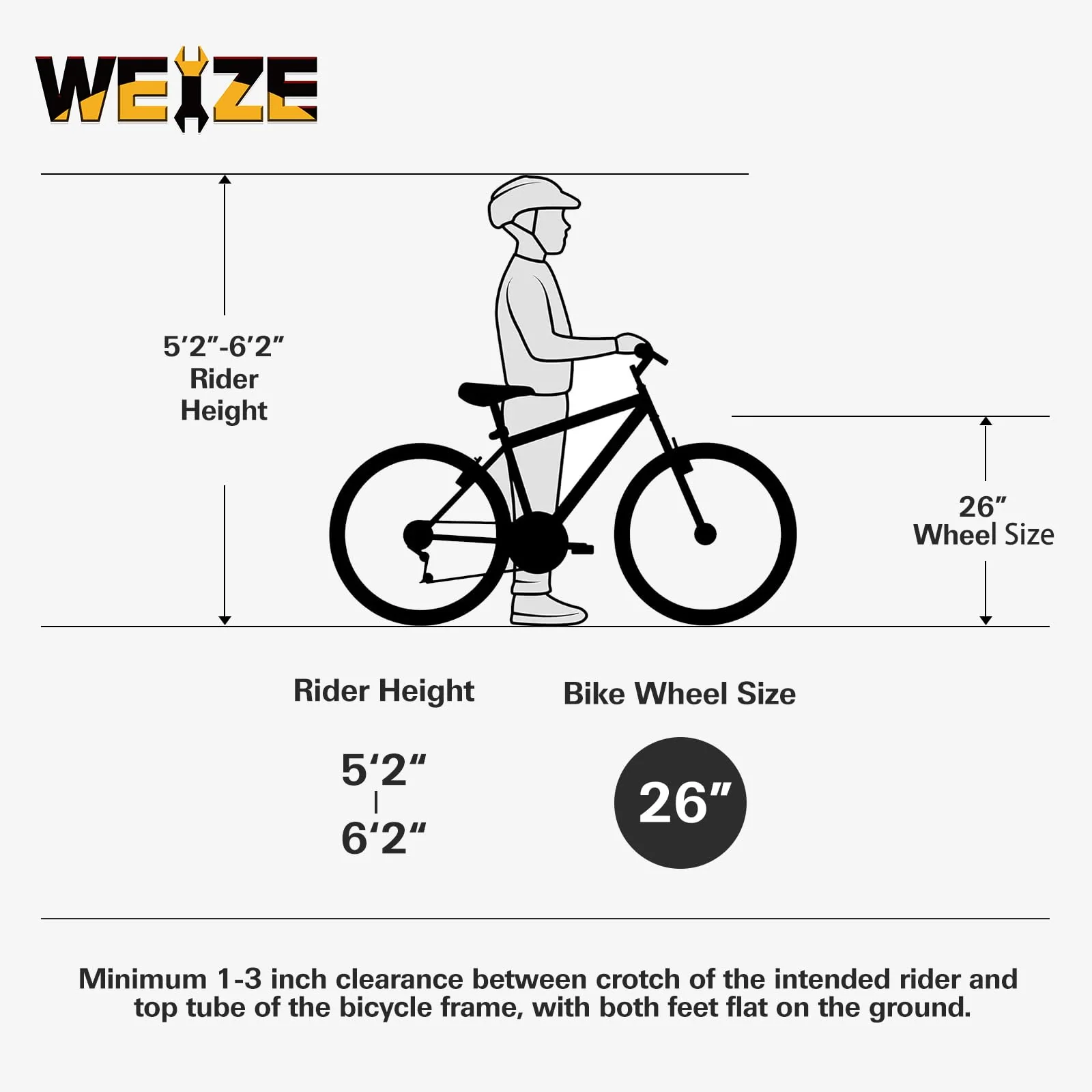 WEIZE Mountain Outdoor Cycling Bike with Suspension Fork