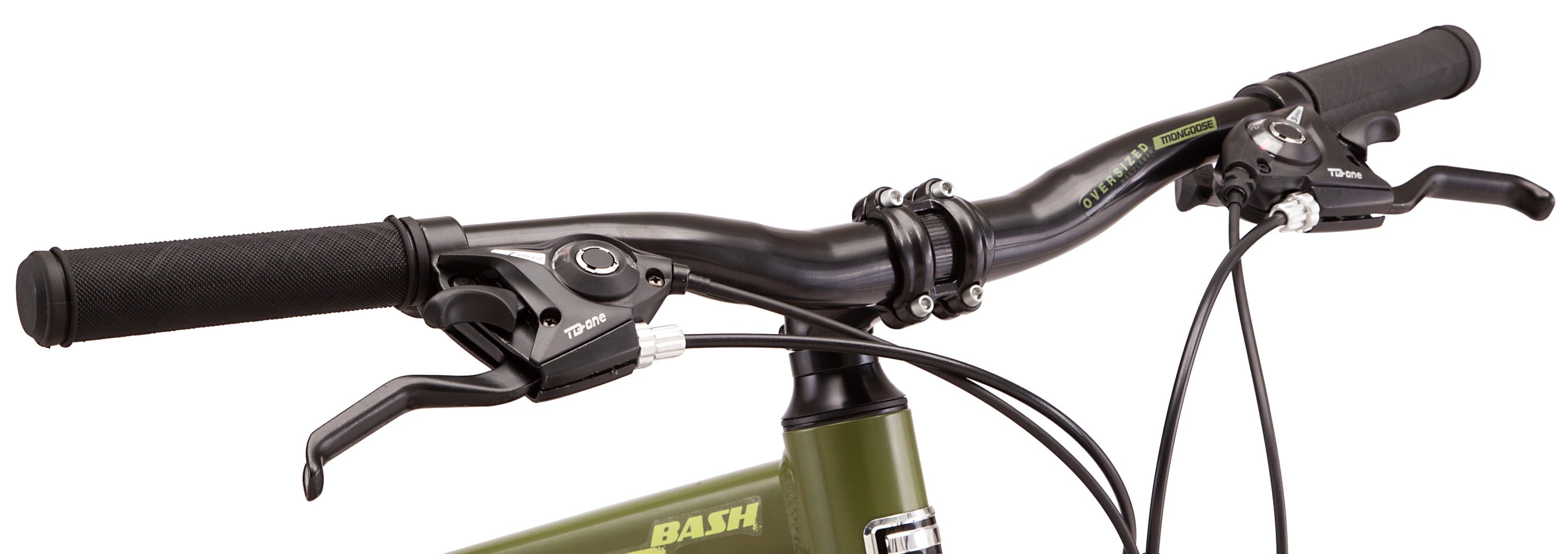 Bash Suspension mountain bike. 21 speeds. 26-inch wheels. green