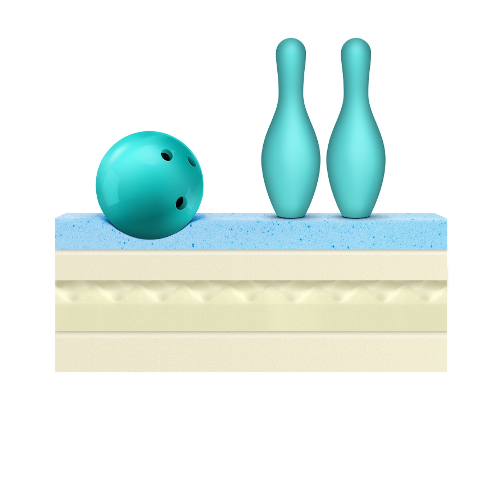 8 Inch True Comfort Gel Mattress. Firm. Twin