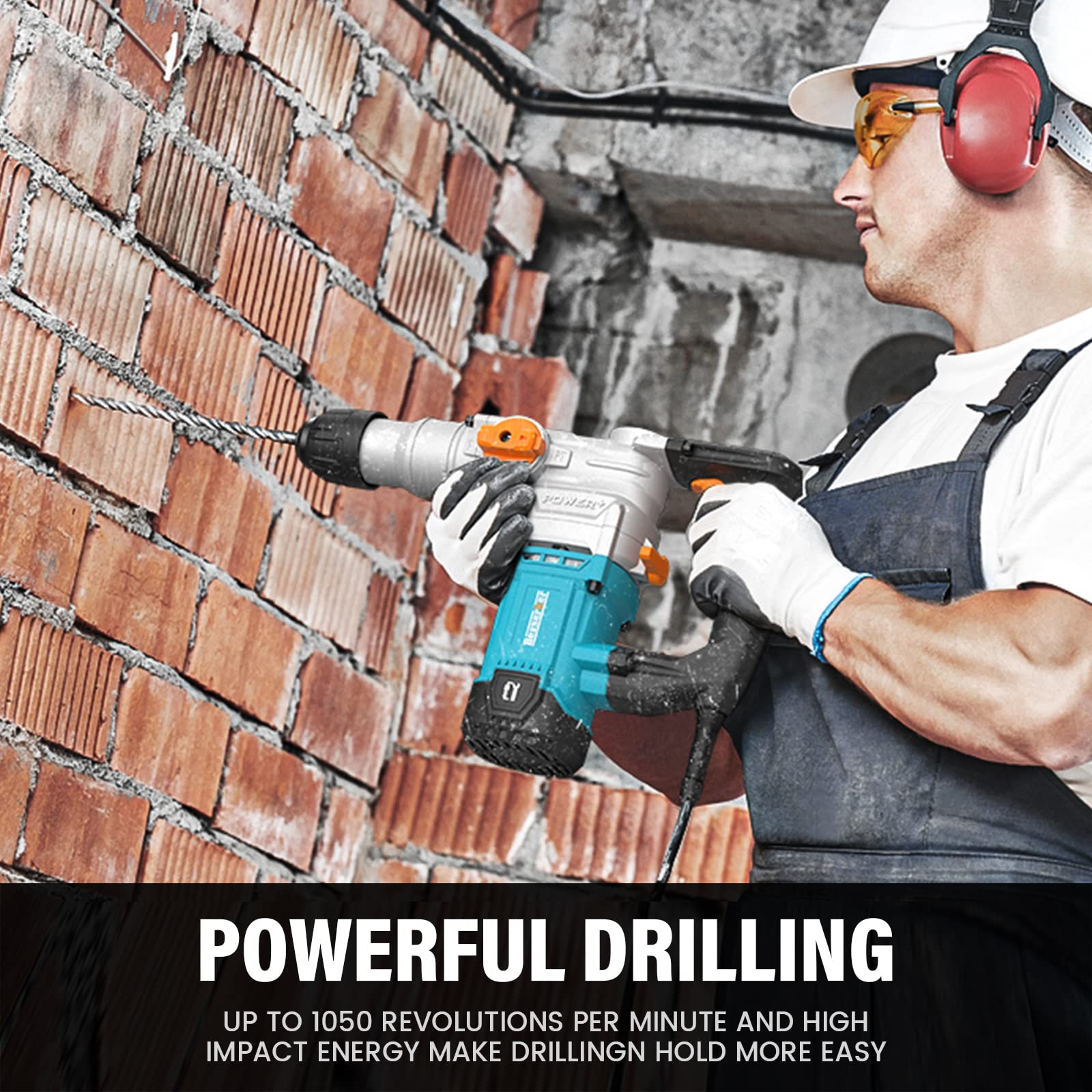 Berserker 1-1/8 SDS-Plus Rotary Hammer Drill