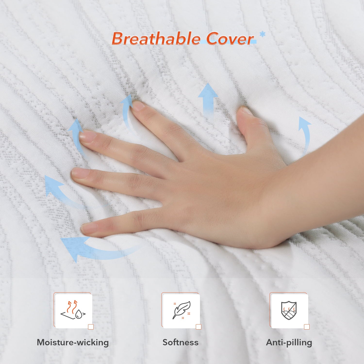 8 Full Pocket Spring Mattresses Gel Memory Foam Mattresses Hybrid Mattresses in a Box. Full Mattresses