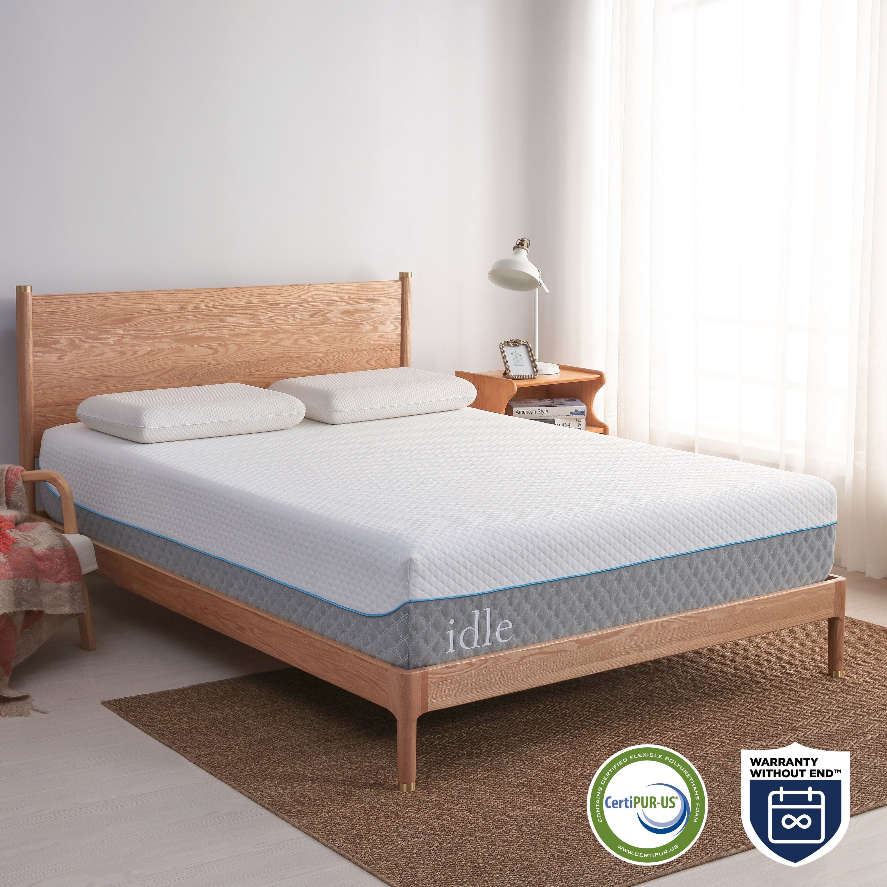 12 inch Gel Memory Foam Mattress. Twin Size Mattress in a Box. Medium