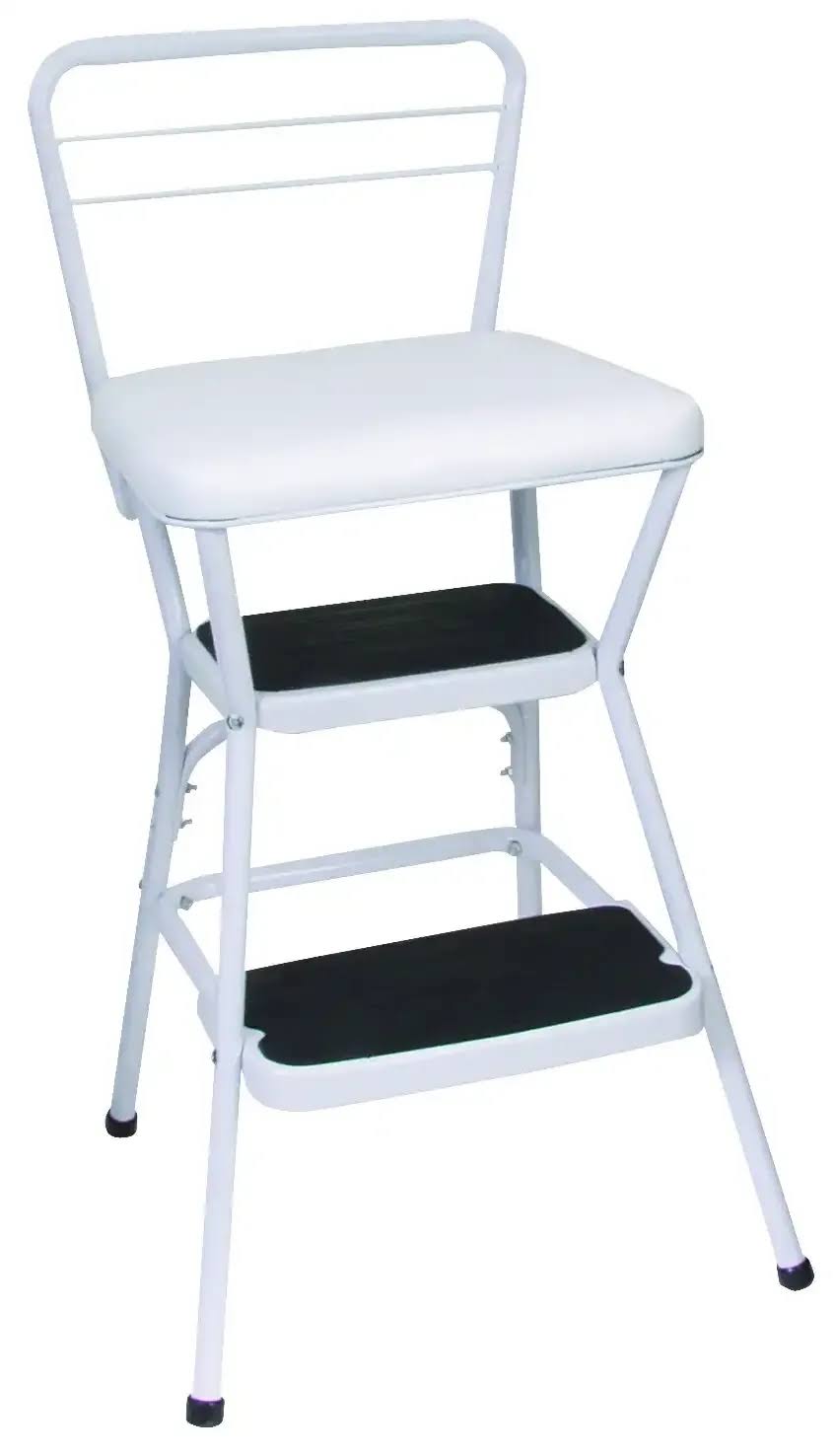 Cosco Chair/Step Stool, White