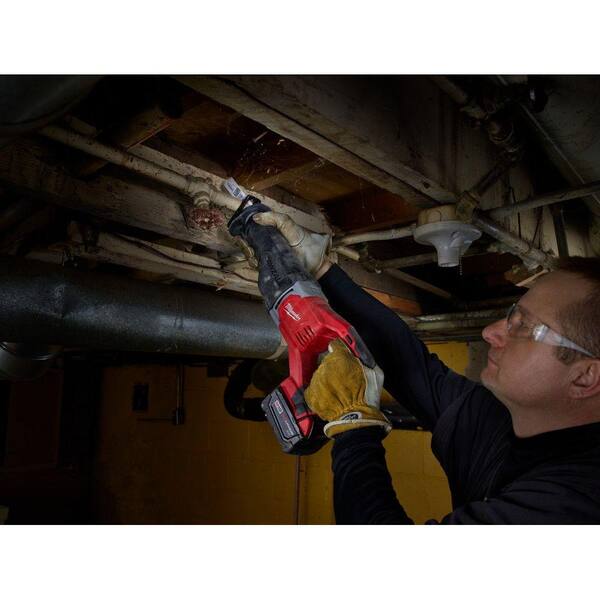 M18 18V Lithium-Ion Cordless SAWZALL Reciprocating Saw with Two 3.0Ah Batteries