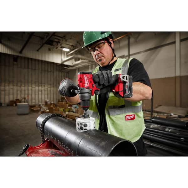 M18 FUEL 18V Lithium-Ion Brushless Cordless 1/2 in. Drill/Driver Kit W/(2) 5.0Ah Batteries. Charger. and Hard Case