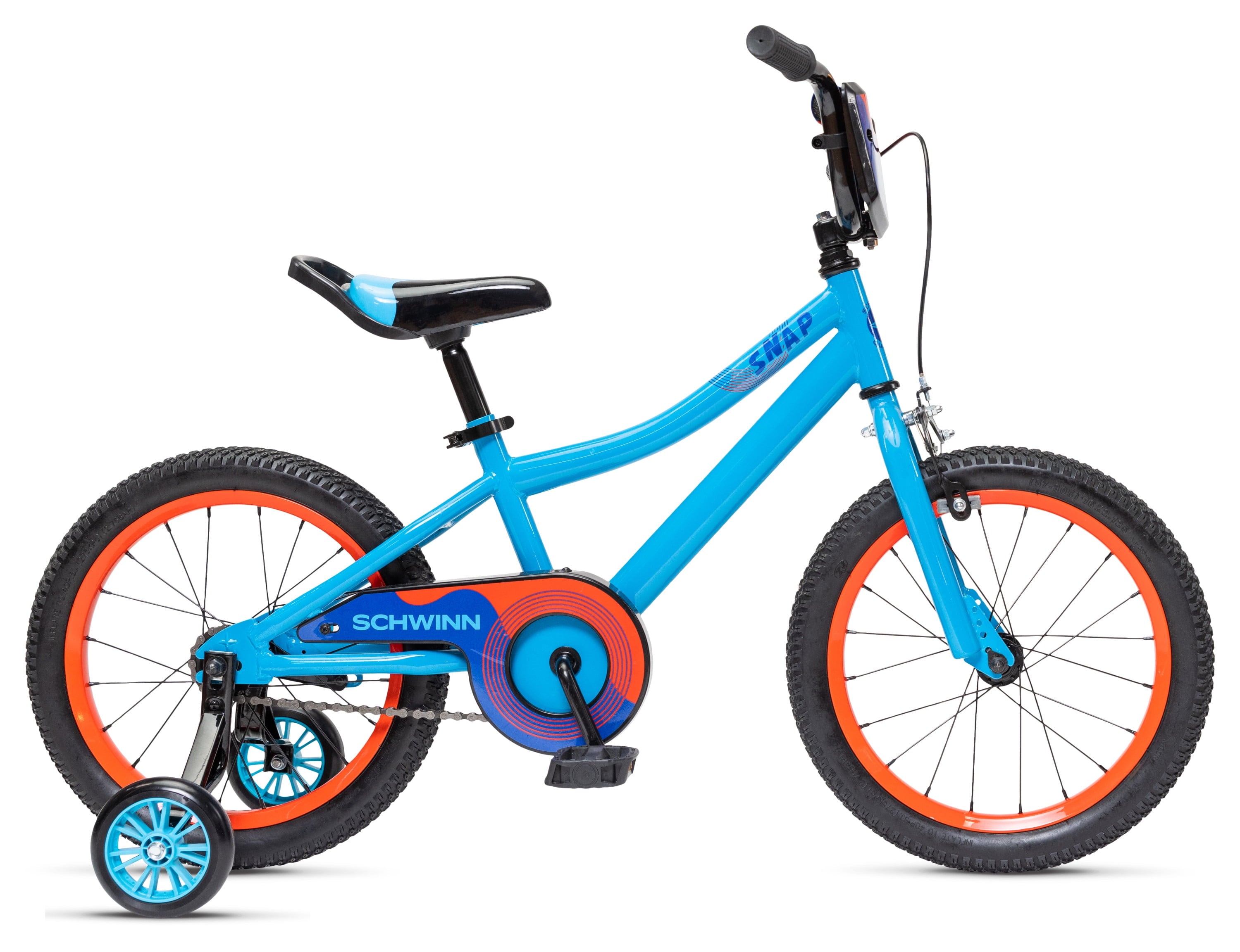 16 Snap Boys Kids Bike with Training Wheels. Blue