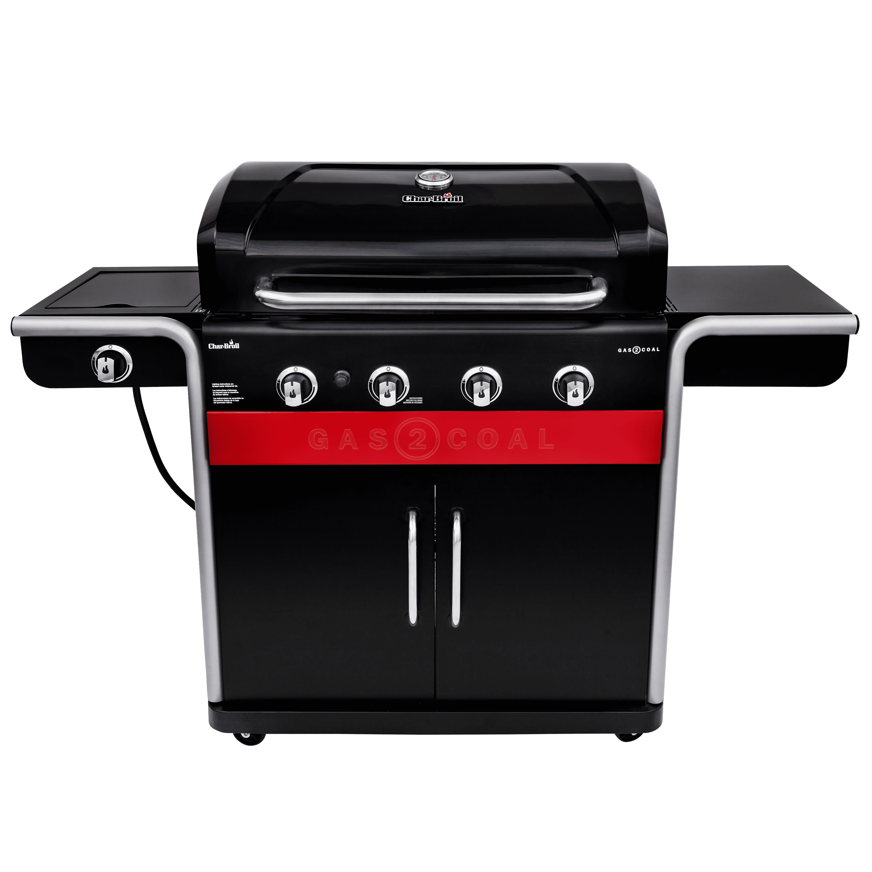 Char-Broil Gas2Coal 4-Burner LP Gas & Charcoal Outdoor Combination Grill