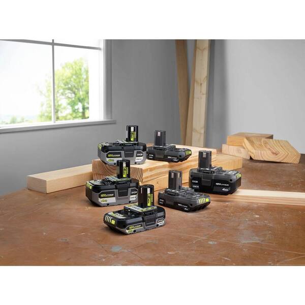 ONE+ 18V Lithium-Ion 2.0 Ah. 4.0 Ah. and 6.0 Ah HIGH PERFORMANCE Batteries and Charger Kit w/ HP Brushless Recip Saw