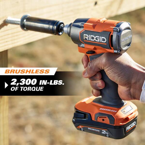 18V Brushless Cordless 3-Tool Combo Kit w/ Hammer Drill. Impact Driver. Compact Jobsite Blower. Batteries. Charger & Bag