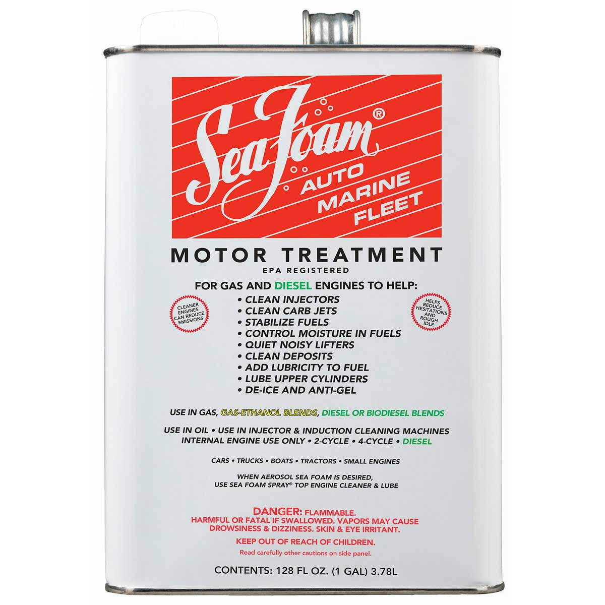 Sea Foam Motor Treatment - 128 fl oz
