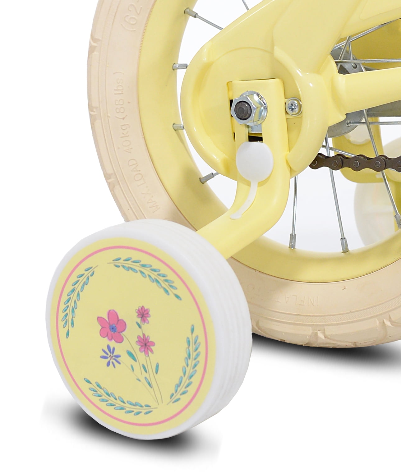 Bicycle 12-inch Girls Mila Child Bicycle. Yellow