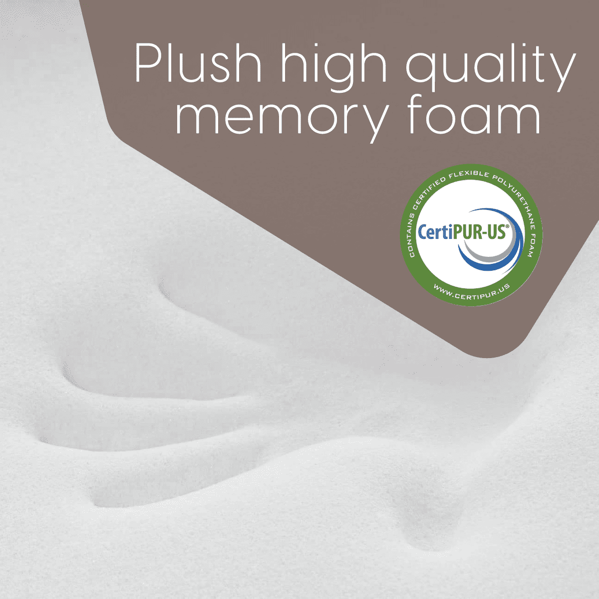 Dual Sided Premium Memory Foam Tri Folding Mattress. Waterproof Washable Cover. Size: Cot 75x31x6