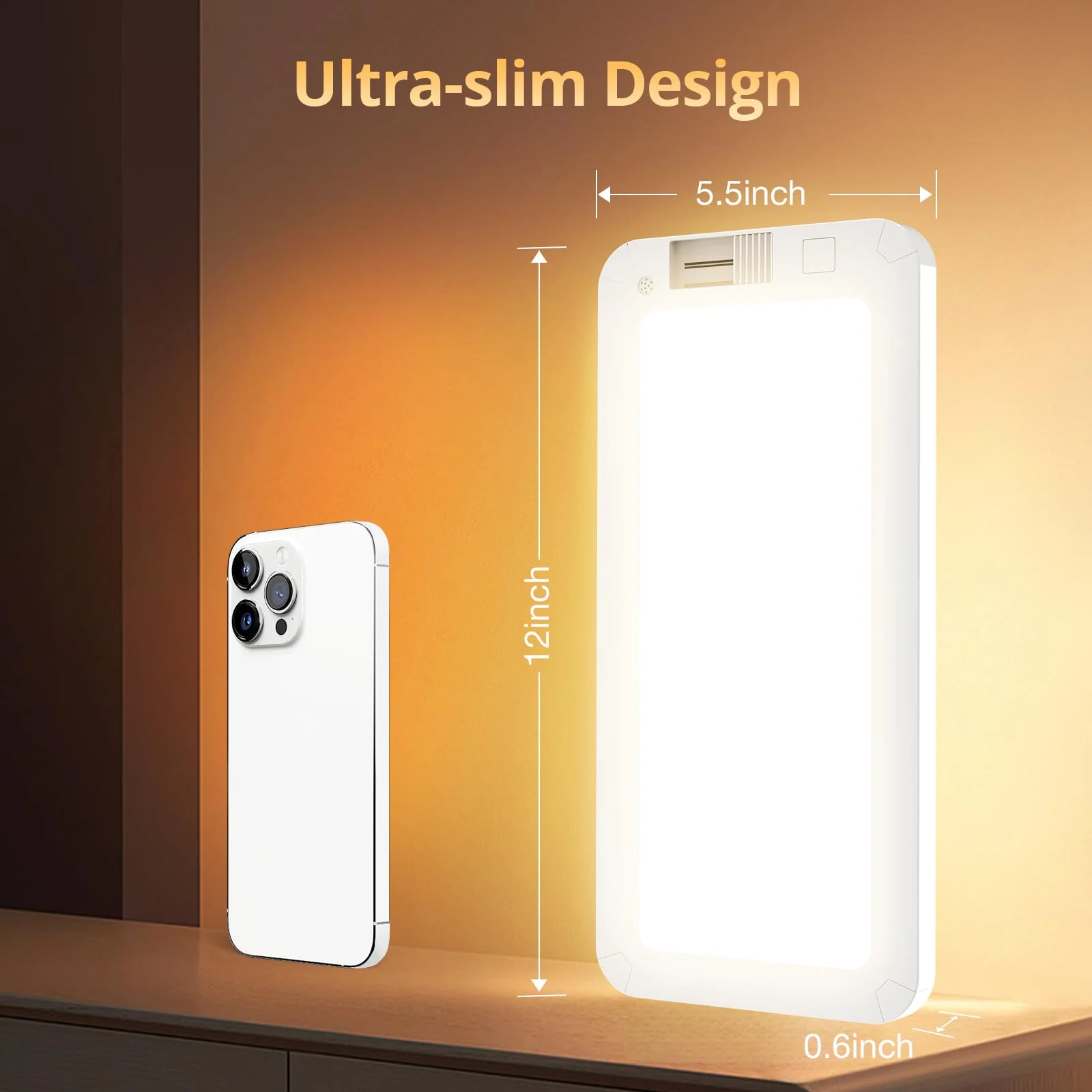 NAOEVO 12V 1500LM RV LED Lights Interior with 3 Color 8Pack