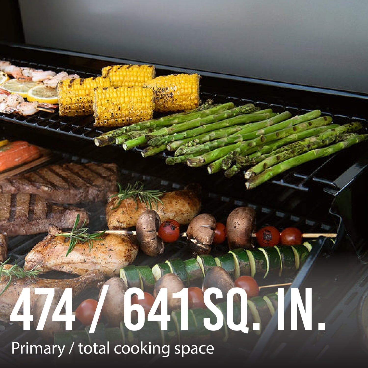 Grill 5-Burner Propane Gas Grill with Side Burner