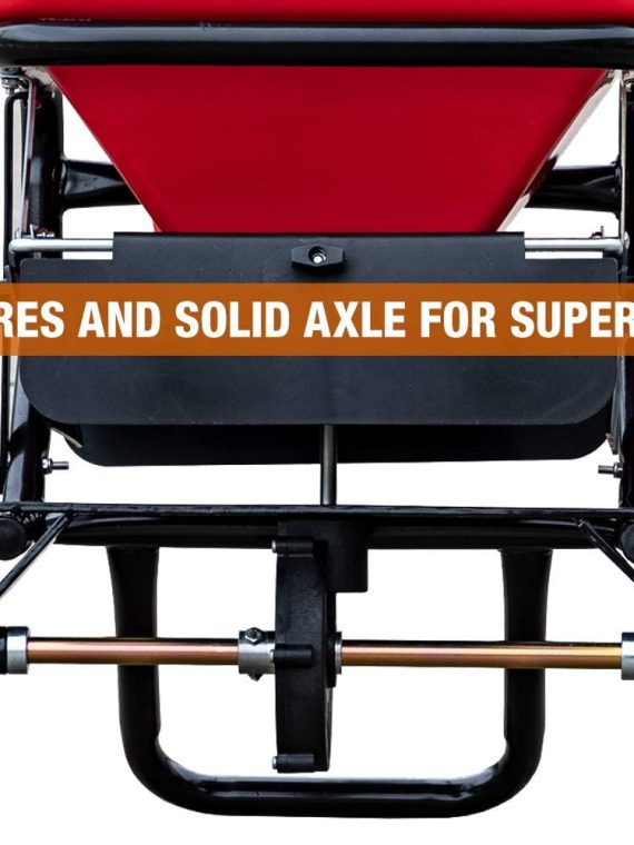 Multi-Purpose Walk Behind Push Spreader 3039632R Grounds Keeper. 100 Pound Capacity. Multi Use Tool for Grass Seed. Salt. De-Icer. Fertilizer and Seeds � Spreader