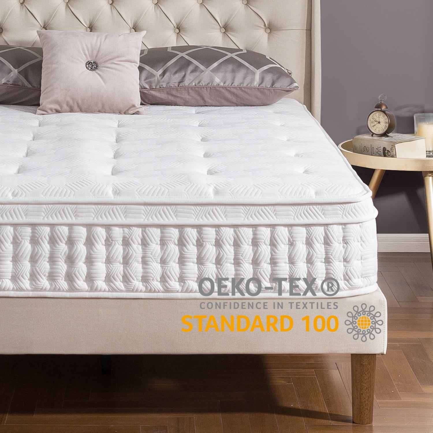 Euro Top 12�� Hybrid of Comfort Foam and Pocket Spring Mattress. Queen