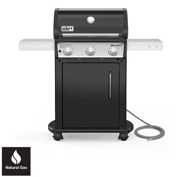 Spirit E-315 3-Burner Natural Gas Grill in Black