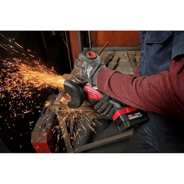 M18 FUEL 18V Lithium-Ion Brushless 1 in. Cordless SDS-Plus Rotary Hammer Kit with 4-1/2 in./5 in. Grinder