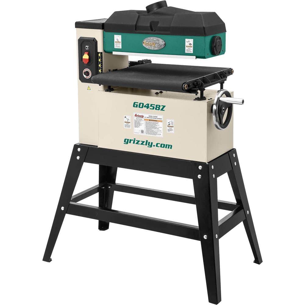 Grizzly G0458Z - 18 1-1/2 HP Open-End Drum Sander w/ Vs Feed-Instock