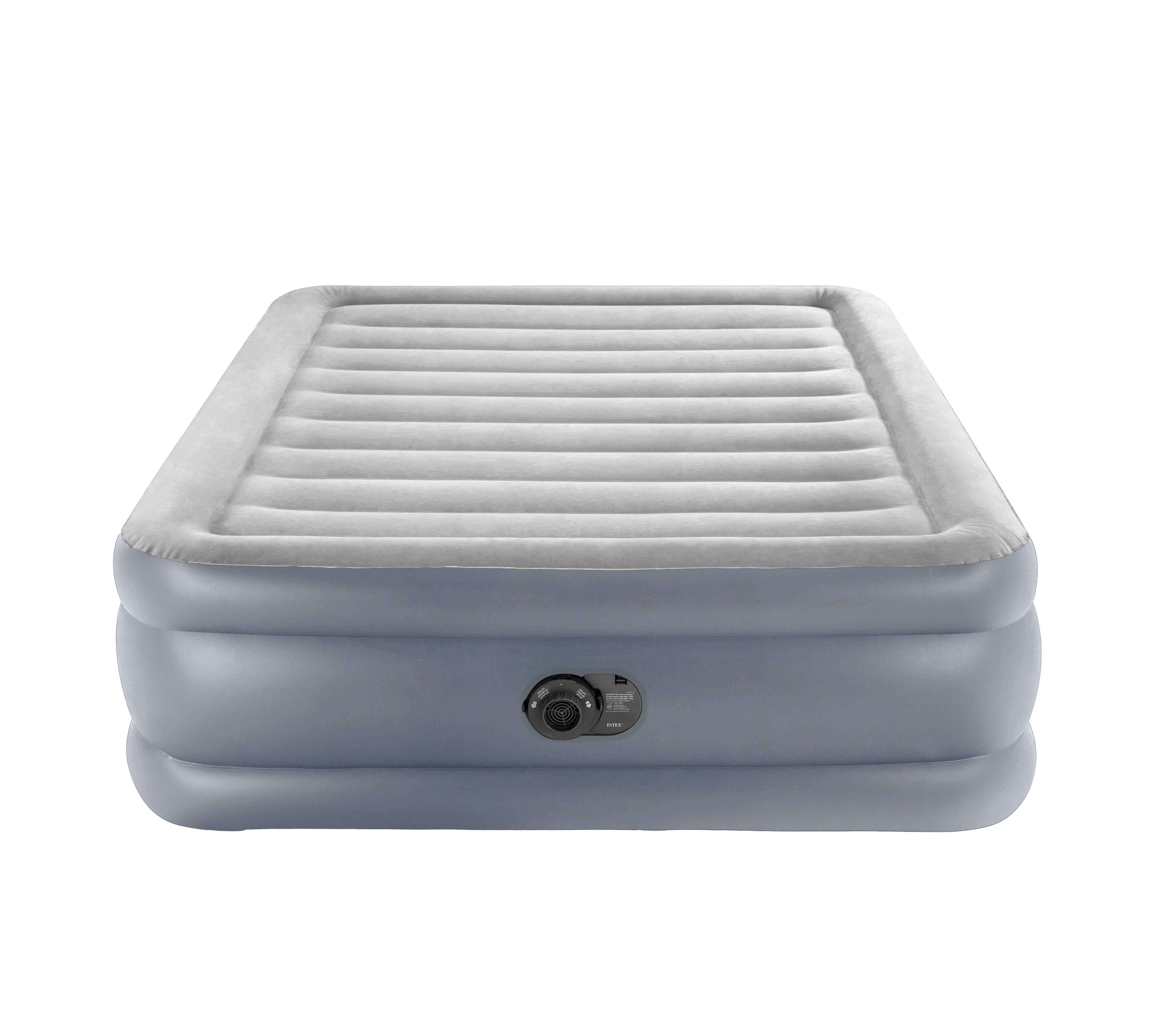 20 Dura-Beam Deluxe Raised Air Bed Mattress with Internal Pump - Queen