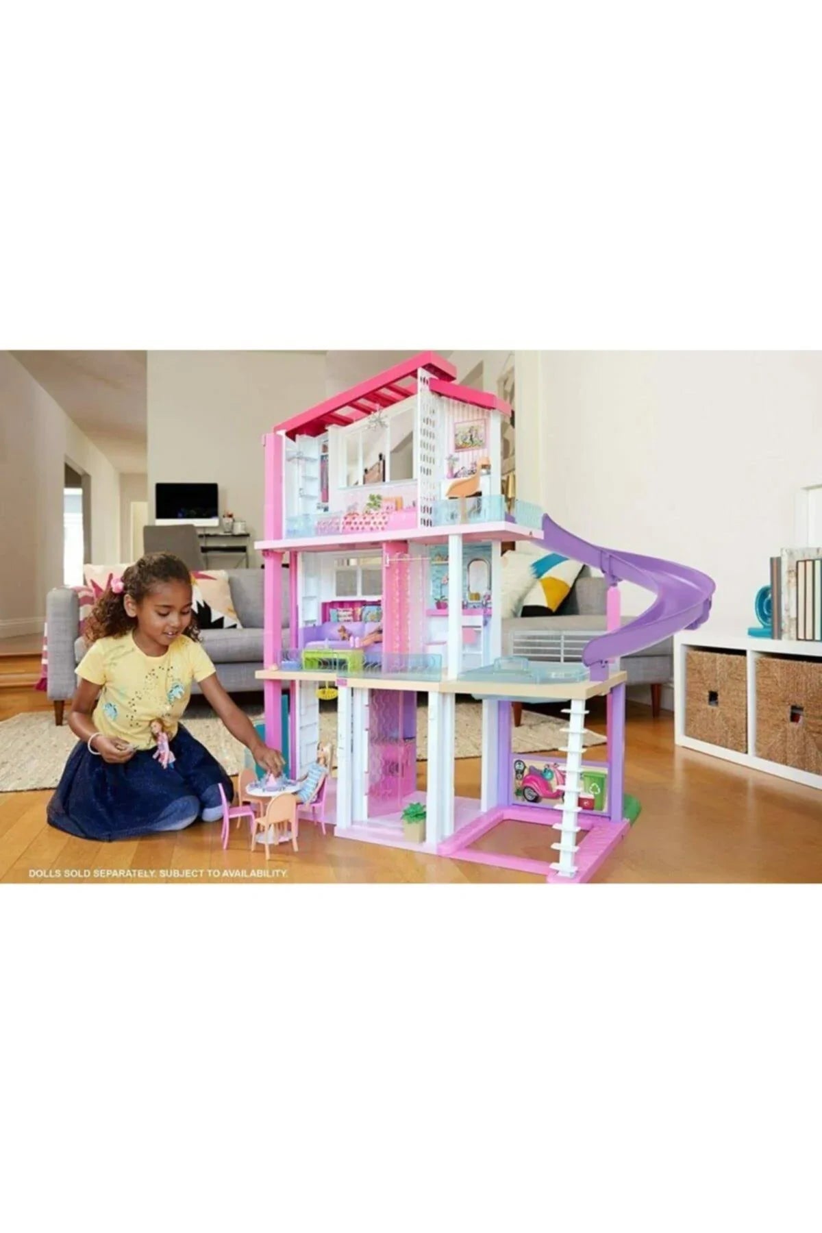 Barbie Dreamhouse Dollhouse with Wheelchair Accessible Elevator - MadeInUSA