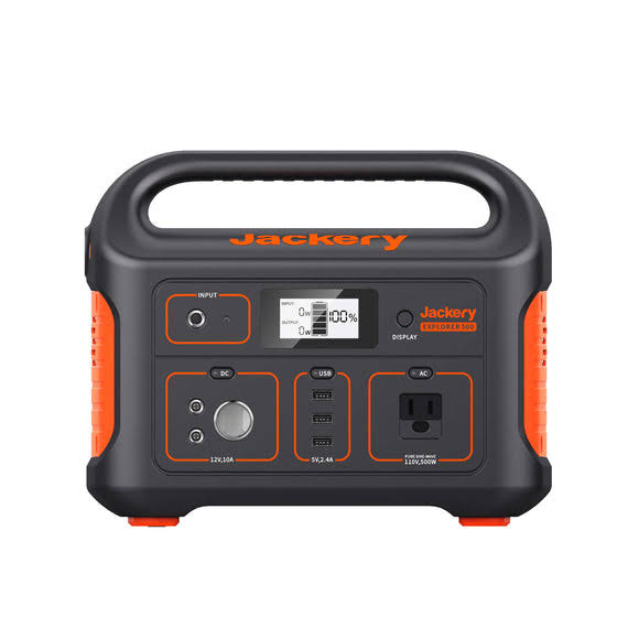 Jackery Explorer 500 Portable Power Station, Renewable Power Solution for Camping, RV Trips, Off-Grid Living, and Home Backup