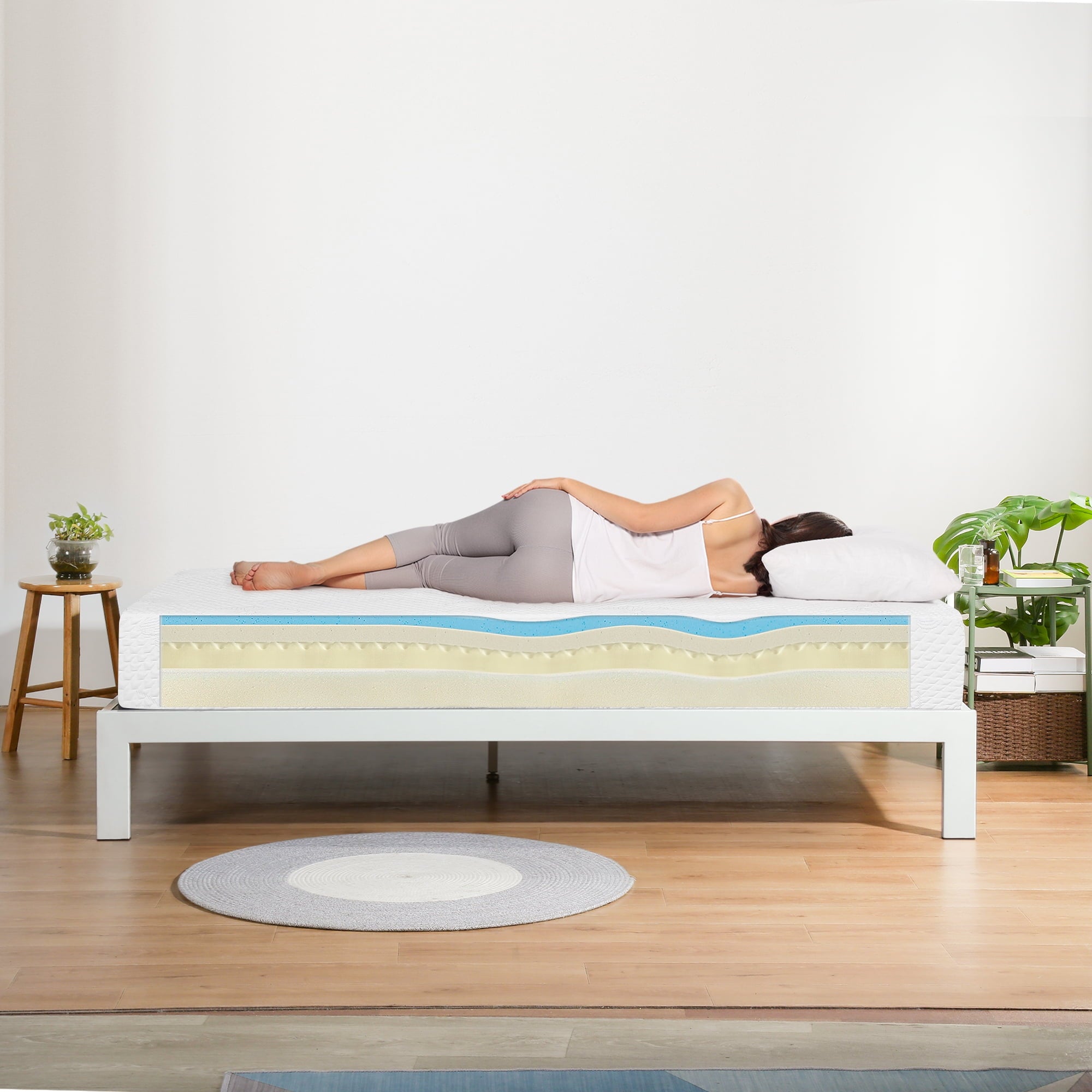 8 Inch True Comfort Gel Mattress. Firm. Twin