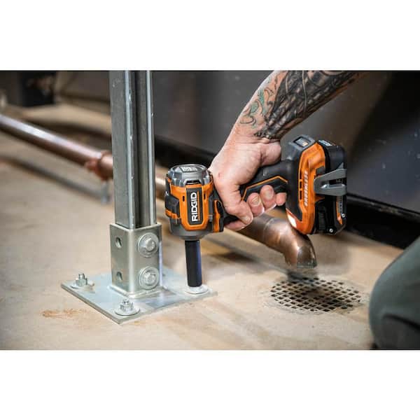 18V SubCompact Brushless Cordless 6-Tool Combo Kit with 2.0 Ah Battery. 4.0 Ah Battery. Charger. and Bag