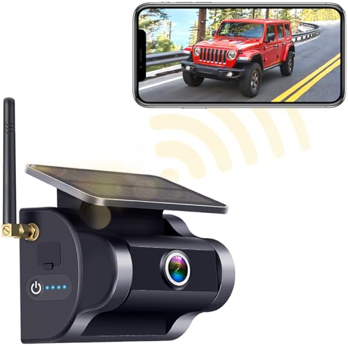 WZBB 1080P Solar Wireless Backup Camera Magnetic
