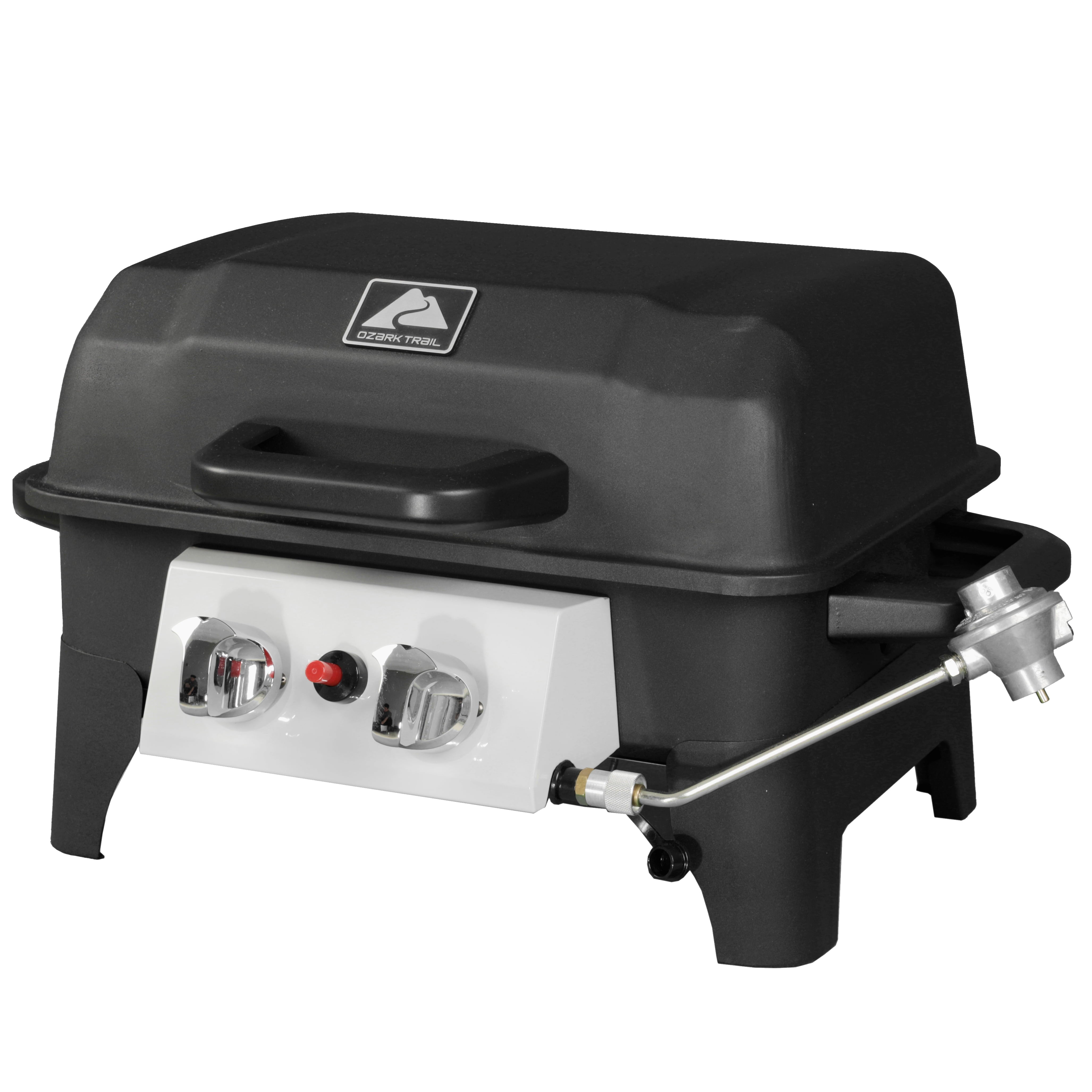 Trail 2 Burner Portable Propane Gas Grill. GBT2226W. Black