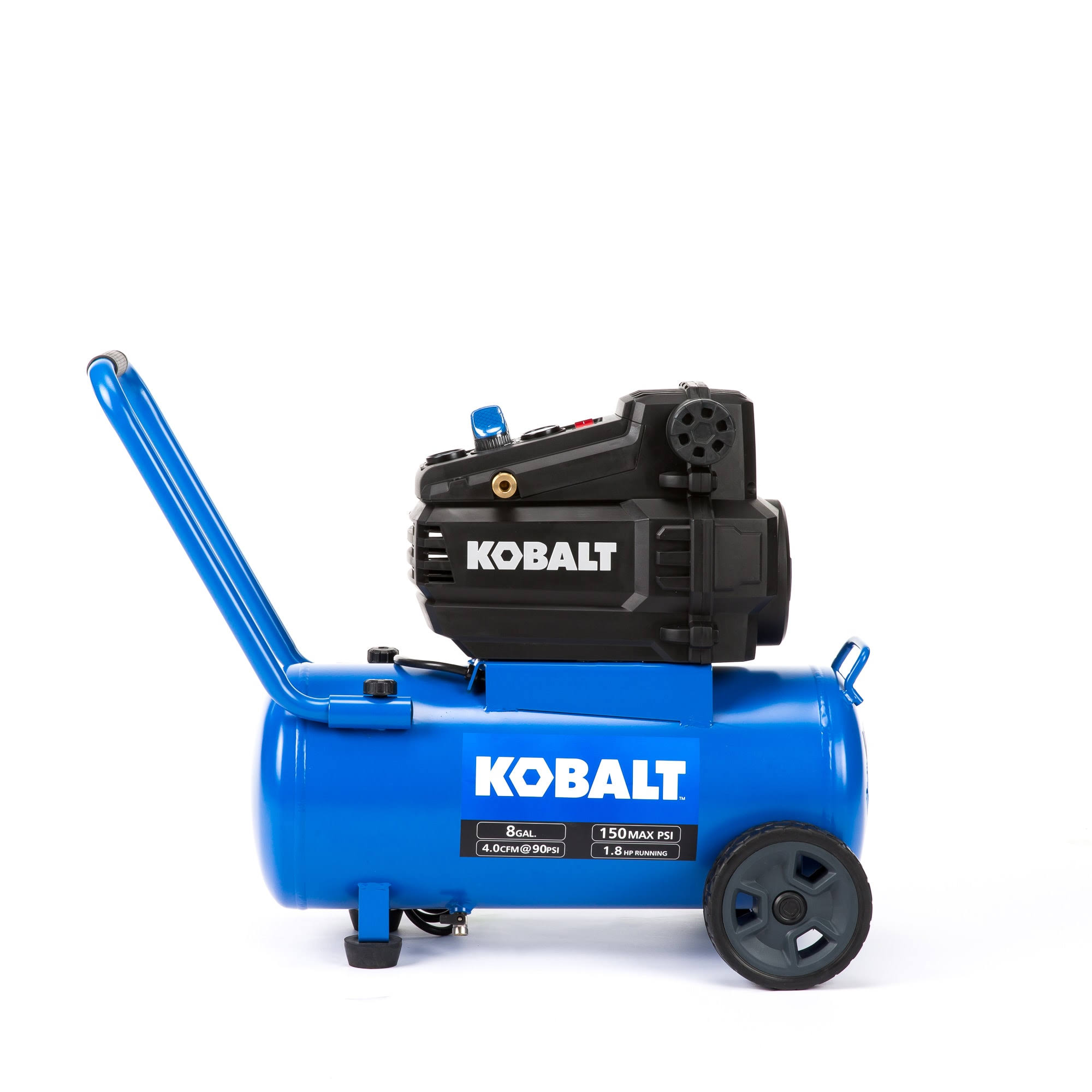 Kobalt 0300841 8-Gallon Portable Electric Horizontal Air Compressor