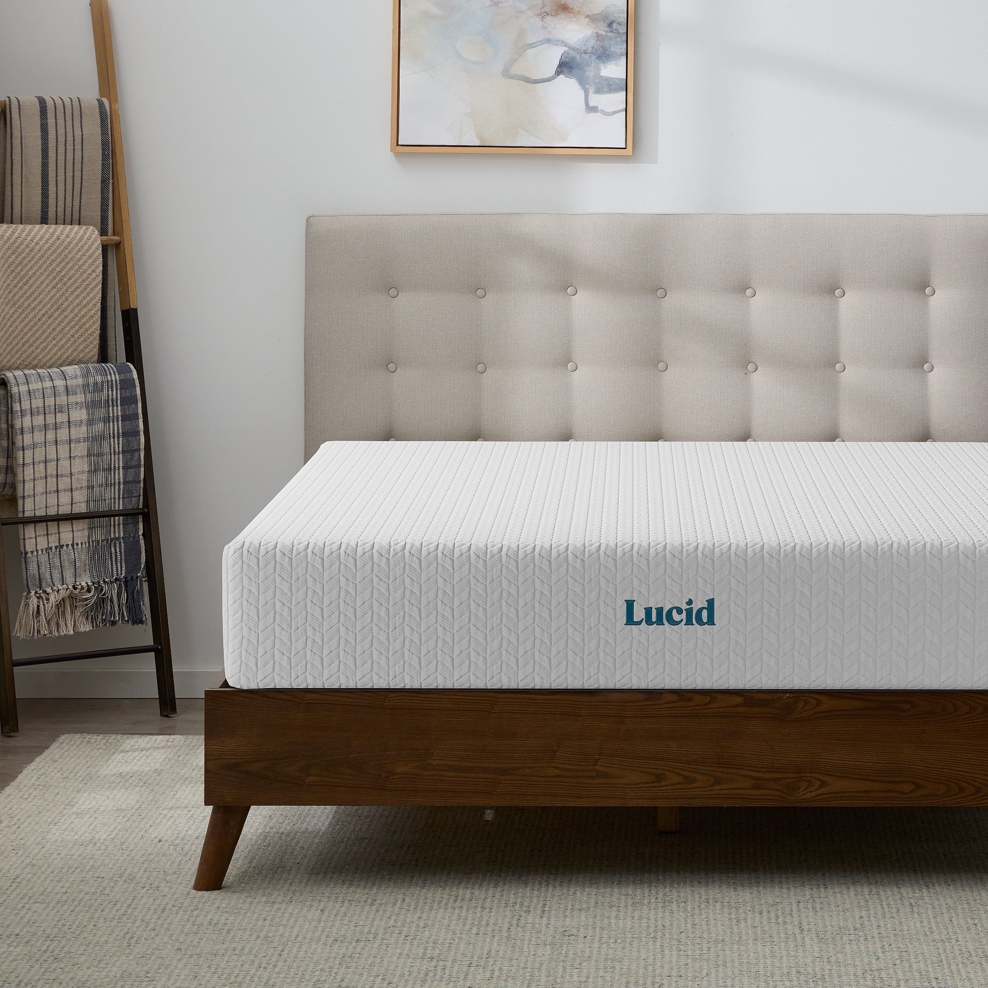 Refresh 10 Dual-Layered Gel Memory Foam Mattress. Firm. Queen