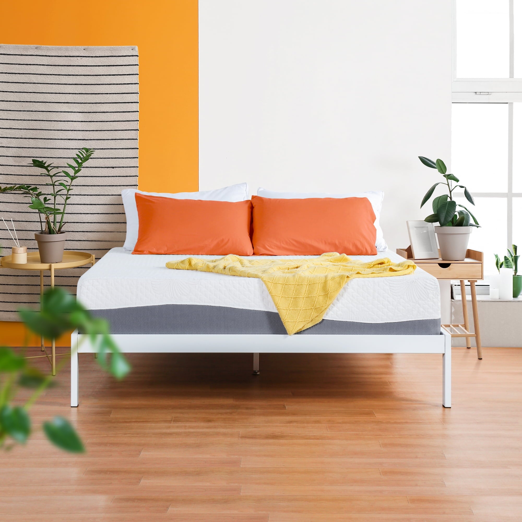 DreamGel 10 Gel Memory Foam Mattress. Full. Grey