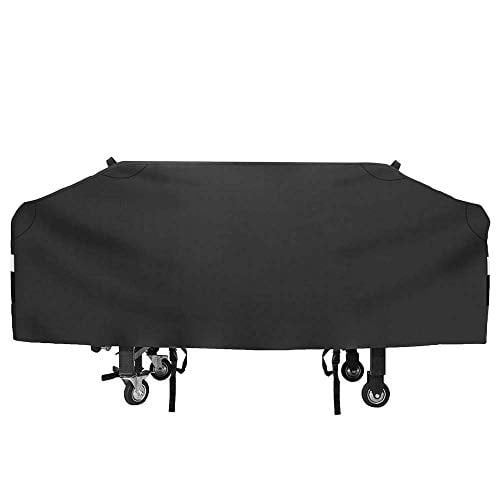 36 Grill Griddle Cover for Blackstone Outdoor Cooking Flat Top Griddle Station. Camp Chef Flat Top Grill and Most 4 Burner Flat Top Grill Griddle. 600D Heavy Duty Cover with Support Pole