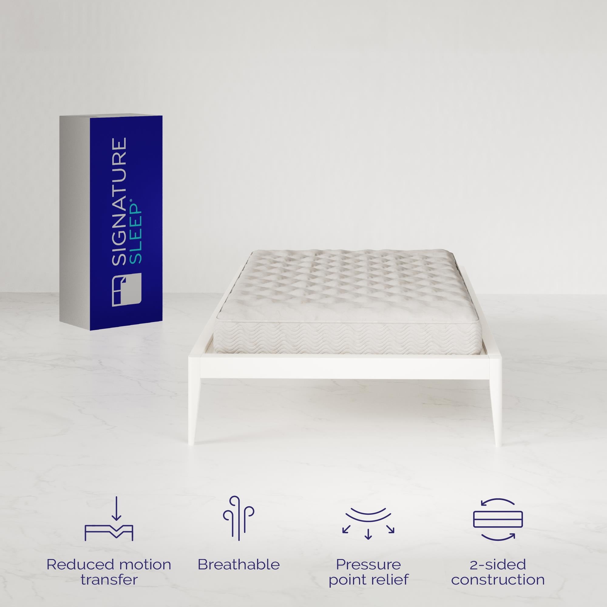 Sleep Triumph 8 Inch Reversible Innerspring Mattress. Twin