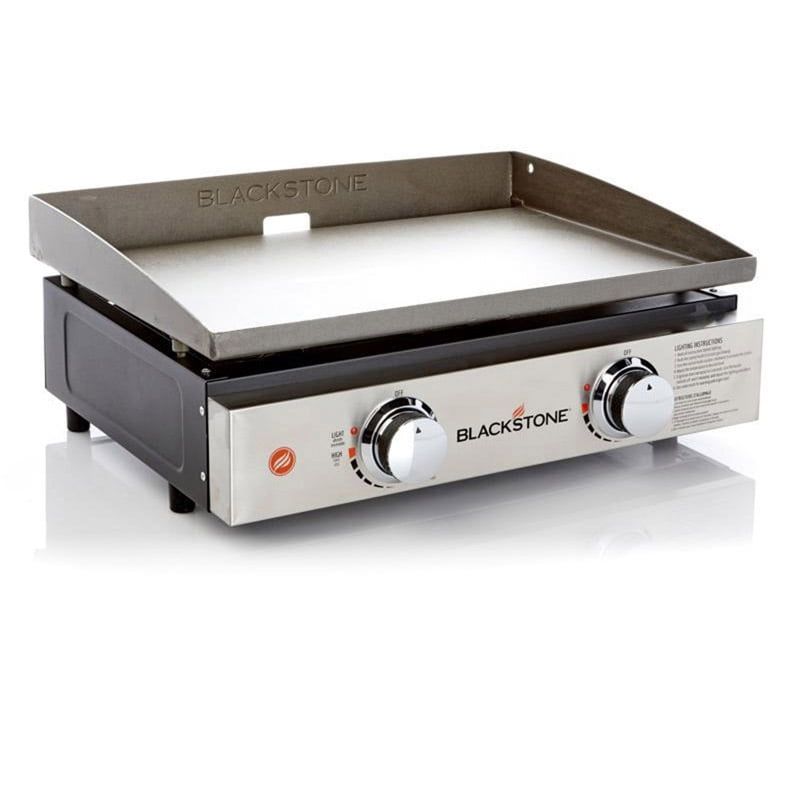 2-Burner 22'' Tabletop Griddle with Stainless Steel Front