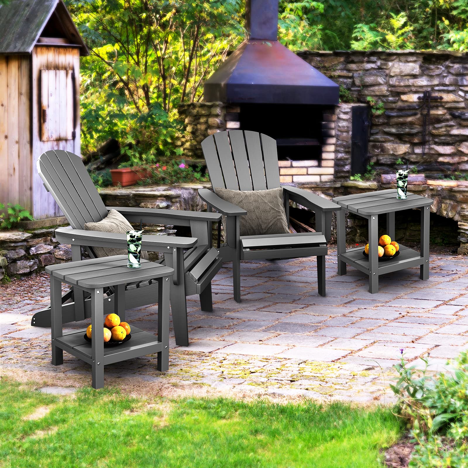 SERWALL Adirondack Table Outdoor Side Table