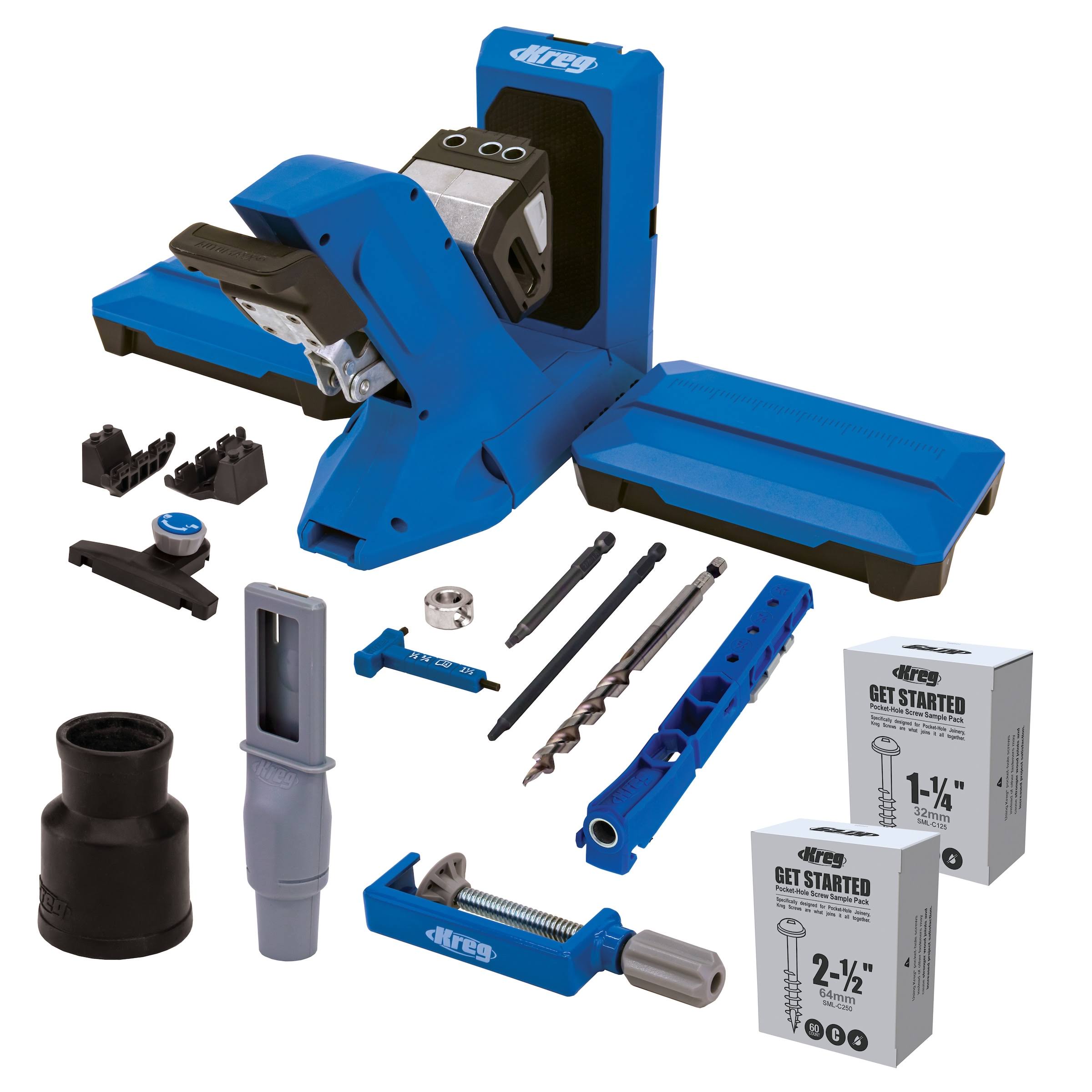 Kreg Pocket-Hole Jig 720PRO Plus - Premium, Advanced Jig for Rock-Solid Pocket-Hole Joints, Automaxx Clamping, Gripmaxx Anti-Slip | KPHJ720PROL